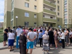 Тұрғындар наразылығы. Нұр-Сұлтан, 4 тамыз 2020 жыл.