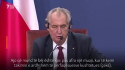 Deklarata e presidentit çek për Kosovën