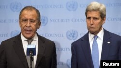 Sergei Lavrov və John Kerry