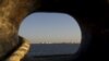 Iran -- A general view of an oil dock is seen from a ship at the port of Kalantari in the city of Chabahar, 300km (186 miles) east of the Strait of Hormuz, January 17, 2012