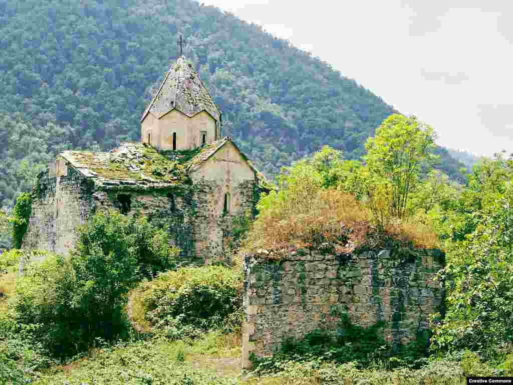 The Yeritsmankants monastery in the forested Martakert region