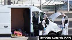 Полиция на месте происшествия в Марселе
