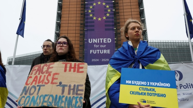 EU Leaders Meet On Ukraine Funding As Moscow, Kyiv Trade Drone Strikes