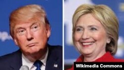 Kandidatët presidencialë Hillary Clinton dhe Donald Trump