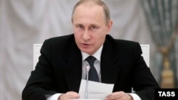 Рускиот претседател Владимир Путин. 