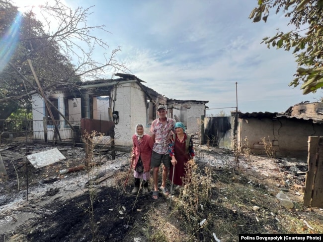 Жителі зруйнованого села Темирівка Запорізької області