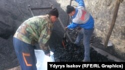 Одно из угольных месторождений в Баткенской области.