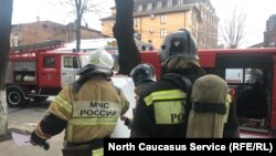 В тушении пожара во владикавказской больнице принимали участие более 50 человек, Северная Осетия, 26 февраля 2019 года