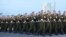 Дысантнікі на рэпэтыцыі параду ў Менску. Ілюстрацыйнае фота