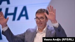 Predsednik Srbije i prvi čovek Srpske napredne stranke (SNS) Aleksandar Vučić, Beograd