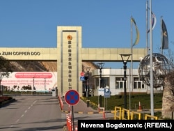 Ulaz u topionicu bakra u Boru, u većinskom vlasništvu kineskog Ziđina, april 2026.