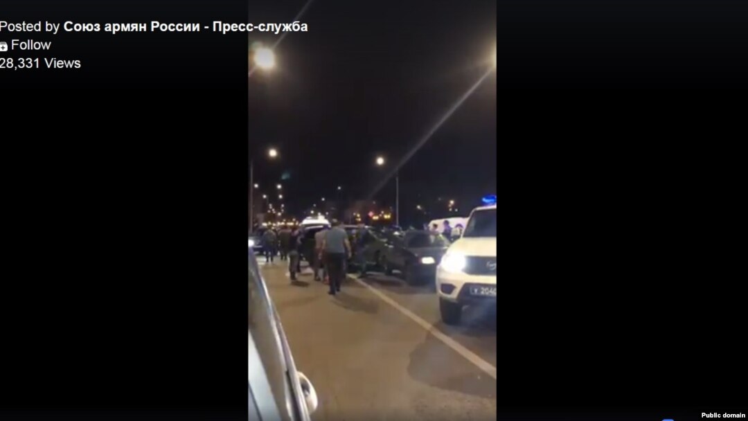 24 июл, Маскав. Полис аз як занозании гурӯҳии озариҳову арманитаборҳо ҷилавгирӣ кард