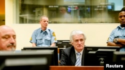 Radovan Karadžić na izricanju presude u Haškom sudu, 24. ožujka 2016.