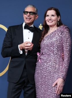 Джеф Голдблум и Джина Дейвис, Лос Анджелис, Калифорния, 2024 г.