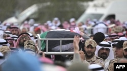 Пахаваньне загінулага ад іранскага ўдару ў Кувэйце, сакавік 2026 году