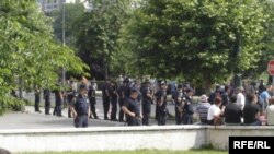 Protesti boraca ispred zgrade Vlade Federacije BiH u Sarajevu, arhivska fotografija