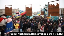 Протест во Киев против претседателот Порошенко. 18.03.2018 