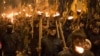 Ukrainian Nationalists Stage Torchlight March In Kyiv As New Far-Right Party Is Born