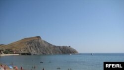 A Crimean beach