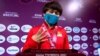 Айсулуу Тыныбекова төртүнчү ирет Азия чемпиону болду. Алматы шаары. 16-апрель, 2021-жыл. 