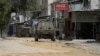 Automjete të ushtrisë izraelite në Gazë.