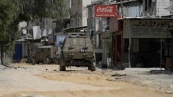 Automjete të ushtrisë izraelite në Gazë.