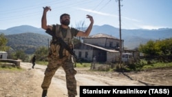 Зона конфликта в Нагорном Карабахе