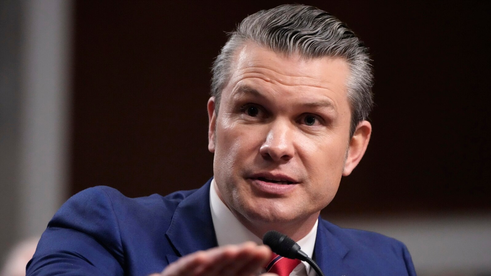 Pete Hegseth, secretarul american al Apărării. 