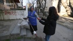 Treats For Cleaners On Women's Day In Azerbaijan