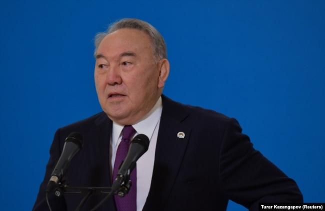 Former Kazakh President Nursultan Nazarbaev