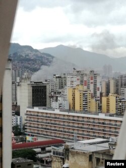 Задымленьне ў Каракасе