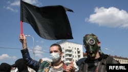 The annual "Chornobyl Path" march has been held in Minsk since 1988. (file photo)