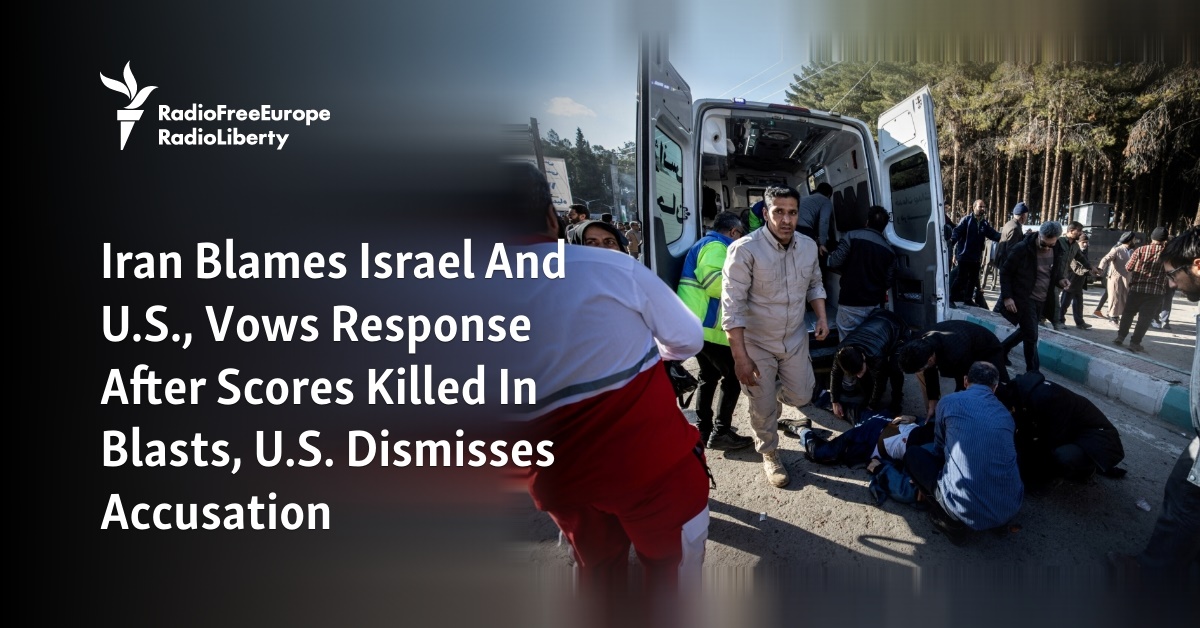 Iran Blames Israel And U.S., Vows Response After Scores Killed In Blasts, U.S. Dismisses Accusation - Vimarsana News