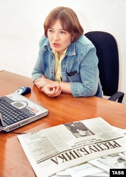 "Республика" сайтының бас редакторы Ирина Петрушова.
