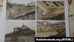 Фото зруйнованого будинку Клименків