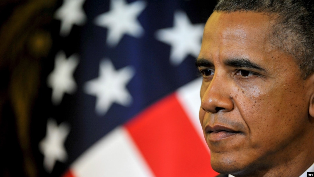 U.S. President Barack Obama at a press conference in Warsaw on June 3