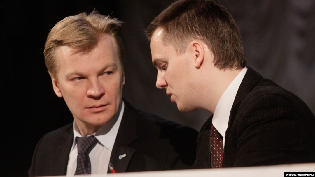 Віталь Рымашэўскі й Дзяніс Садоўскі, архіўнае фота