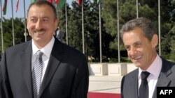 İlham Əliyev və Nicolas Sarkozy Bakıda görüşərkən