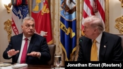 Orbán Viktor miniszterelnök és Donald Trump amerikai elnök a washingtoni Fehér Házban 2025. november 7-én