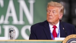 U.S. President Trump delivers remarks at Custer Farms in Chippewa Falls