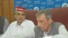 FILE: The explosion took place as Haroon Bilour (L), the party's candidate for a provincial assembly, was arriving for a party meeting.