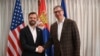 Zyrtari i lartë i Departamentit amerikan të Shtetit për Çështje Evropiane, Brendan Hanrahan me presidentin e Serbisë, Aleksandar Vuçiq në Beograd.