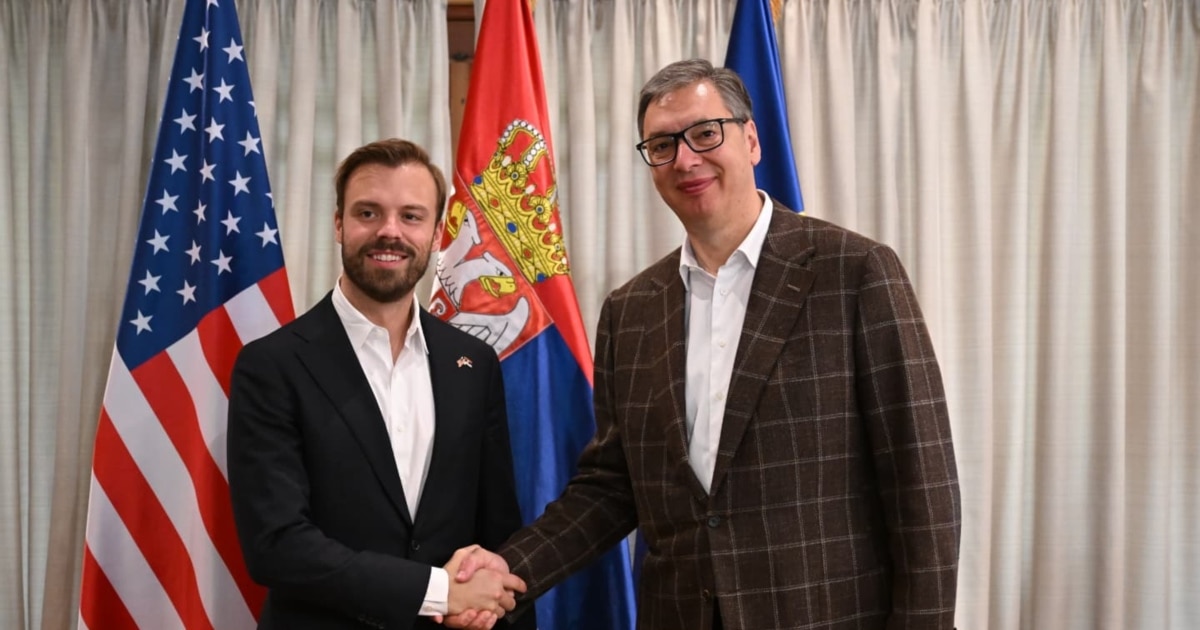 Vuçiq diskuton me diplomatin Hanrahan për nevojën e bashkëpunimint ekonomik Serbi SHBA