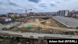 Kështu duket stadiumi i Gjilanit i fotografuar në prill nga kameramani i REL-it, Arben Hoti.