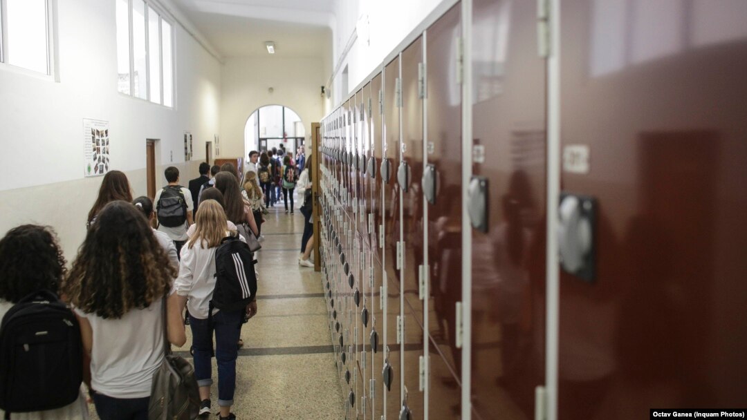 Elevi înainte de pandemie