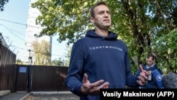 Russian opposition leader Aleksei Navalny (file photo)