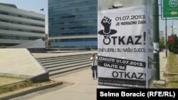 Plakat koji poziva na proteste, foto: Selma Boračić