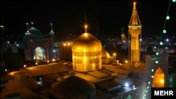 Shrine of 8th Shiite Imam in the northwest city of Mashhad.