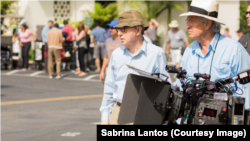 Operator Vittorio Storaro və rejissor Vuddy Allen.