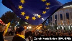 Акція протесту біля грузинського парламенту, Тбілісі, 14 листопада 2019 року